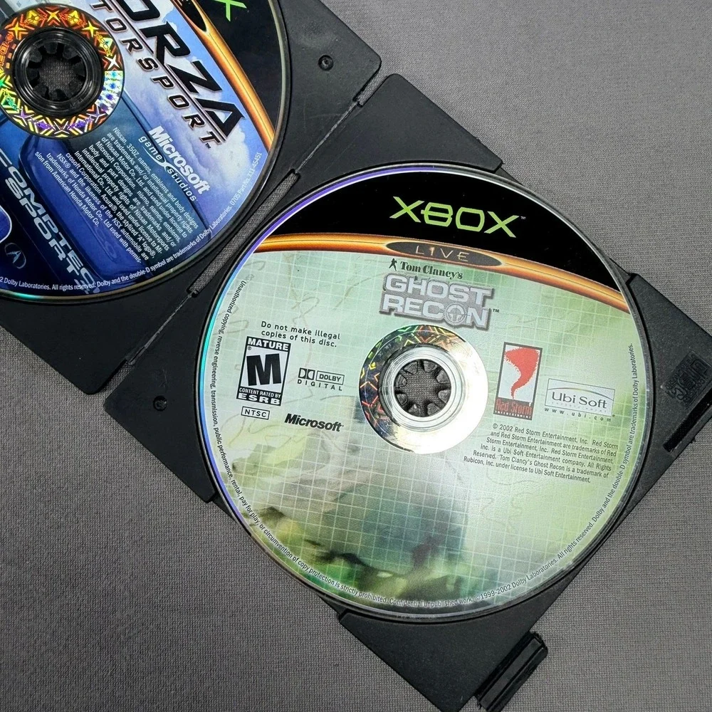 Microsoft Xbox Game Disc Lot 12 Games Multicolor Action Sports Racing Gaming‎